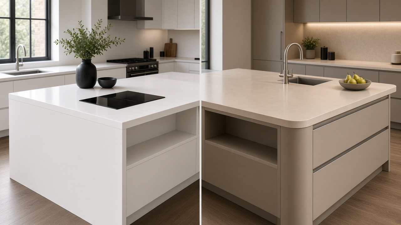 Hi-Macs Kitchen Worktops vs. Corian Worktops