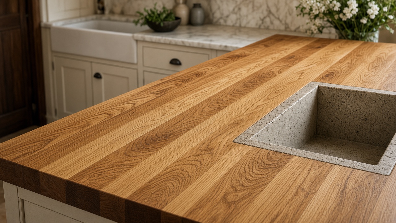 Wooden Kitchen Worktops UK: Oak, Walnut, Butcher Block and Care