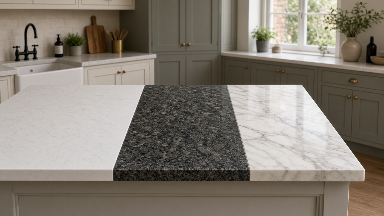 Quartz vs Granite vs Marble: Which Worktop Is Best for UK Homes?